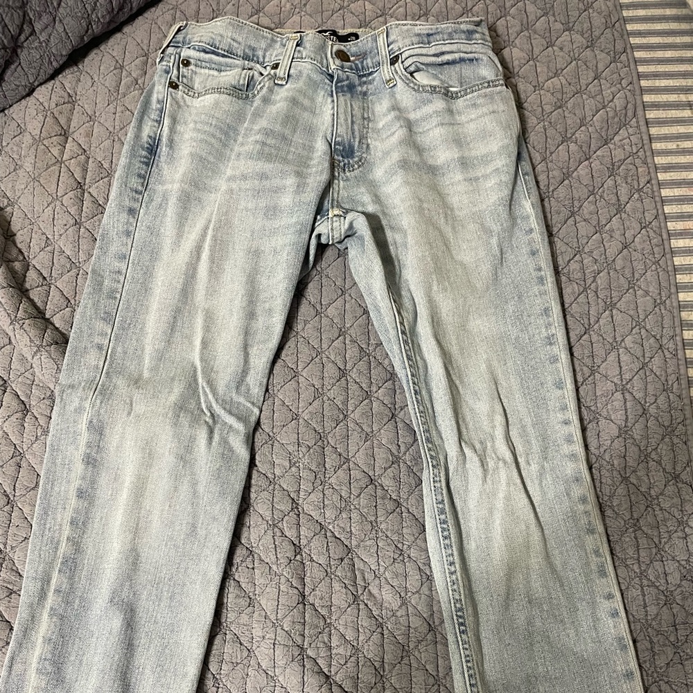 Blue jean hollister jeans